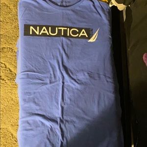 Blue nautica shirt